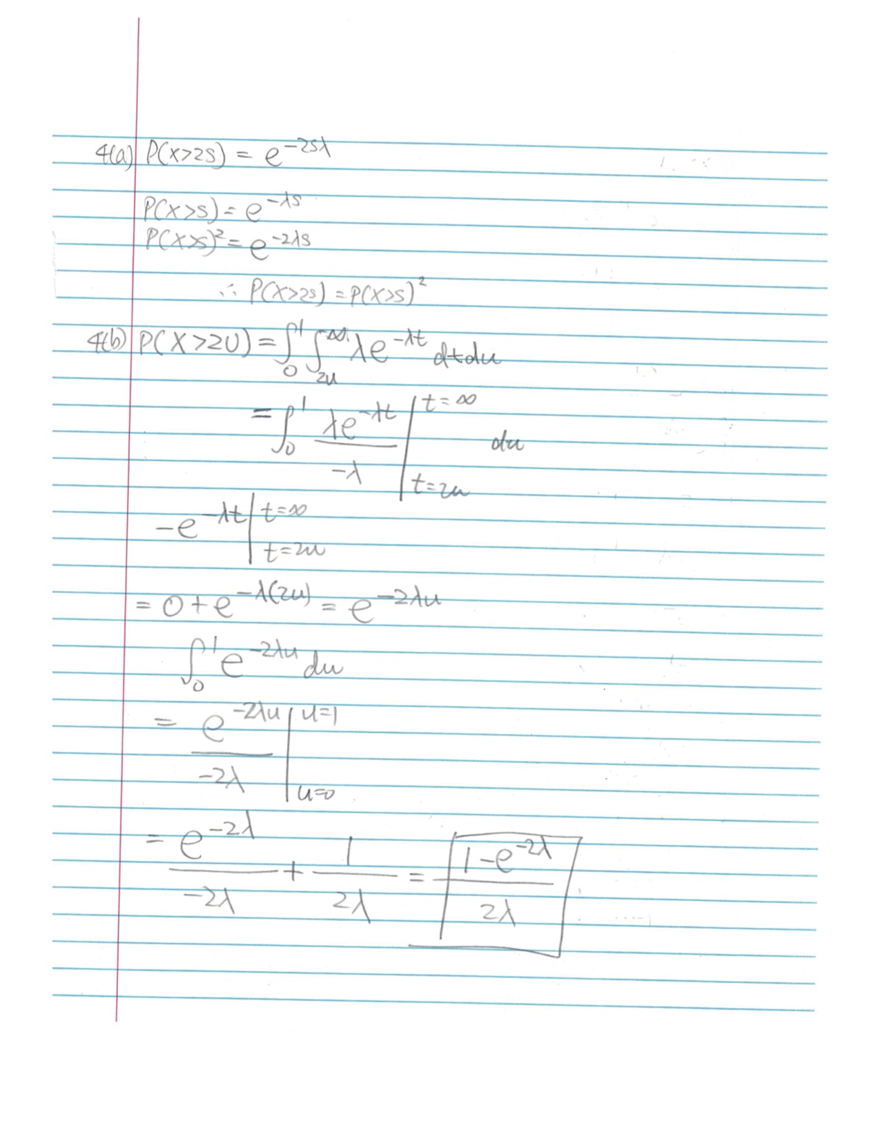 [0, 1]. (a) Fix 3 > 0. Show that P(X > 23)