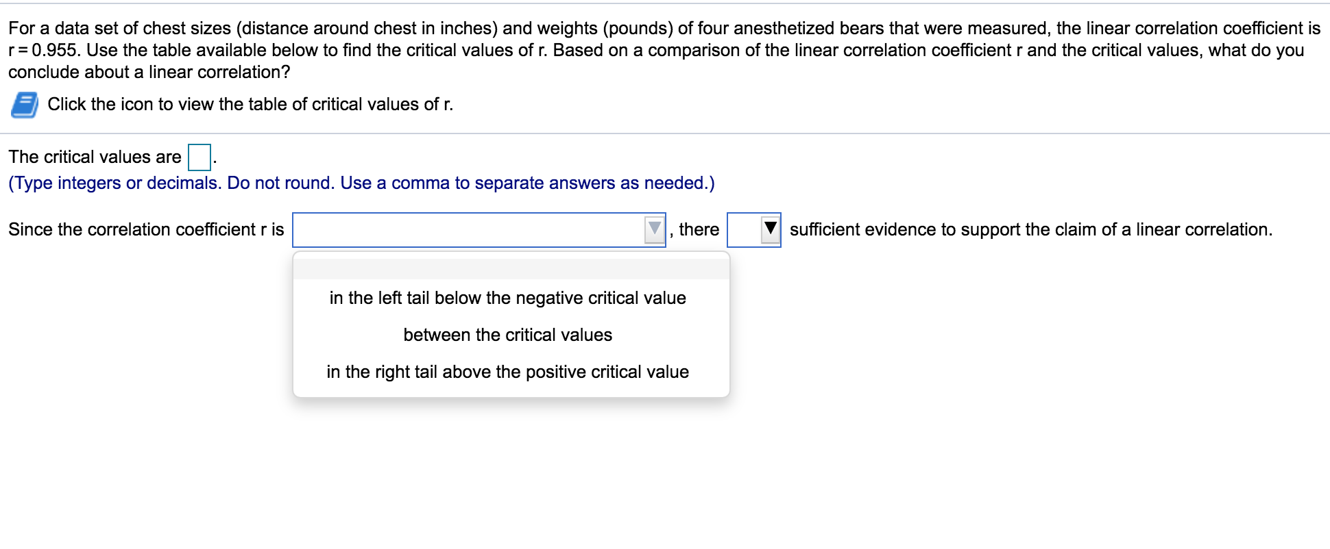 Please help me with these homework questions. For a data set of