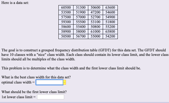 help me understand Here is a data set: 60500 51300 50600 63600