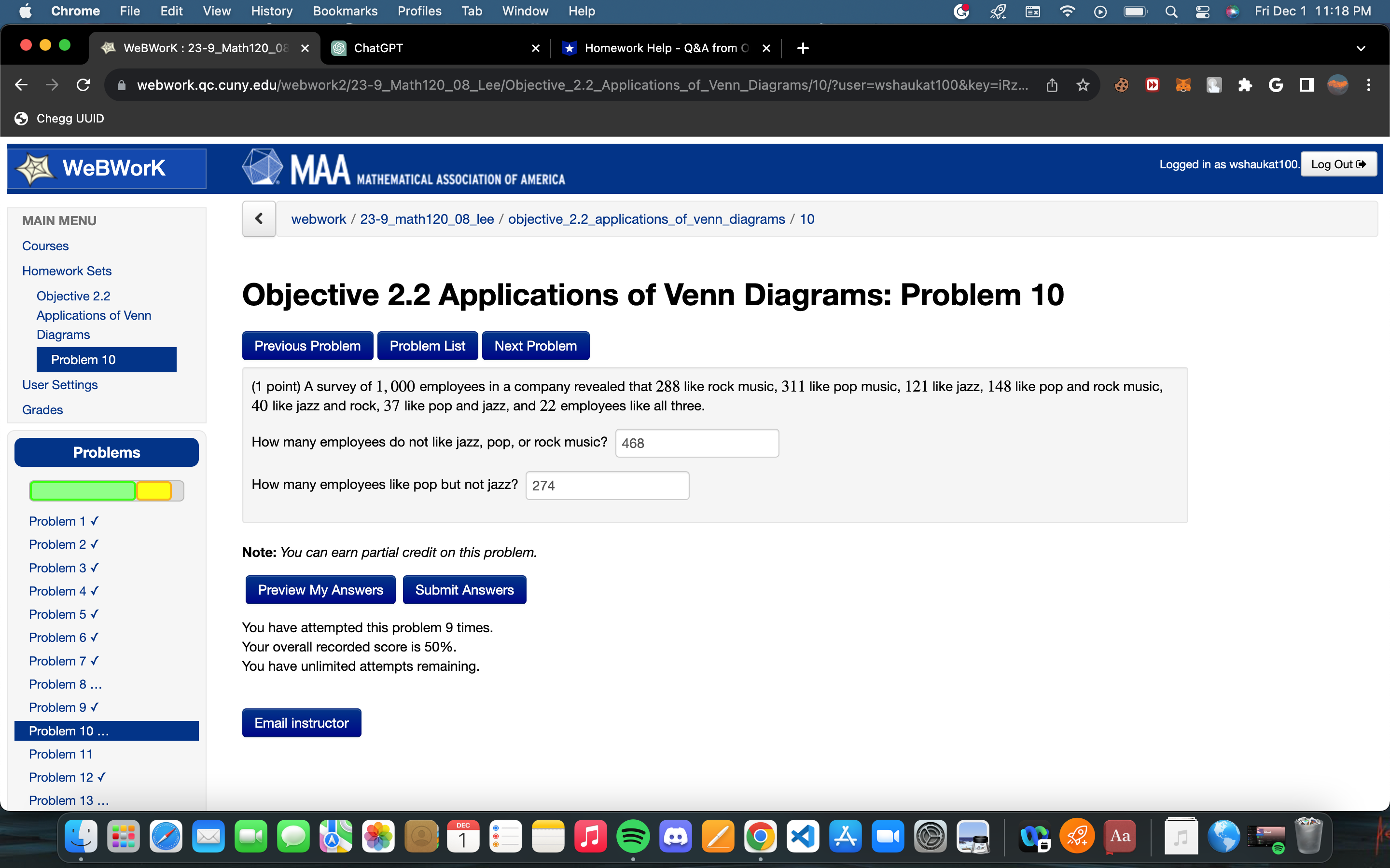 Q Fri Dec 1 11:18 PM WeBWork : 23-9_Math120_08 ChatGPT Homework Help