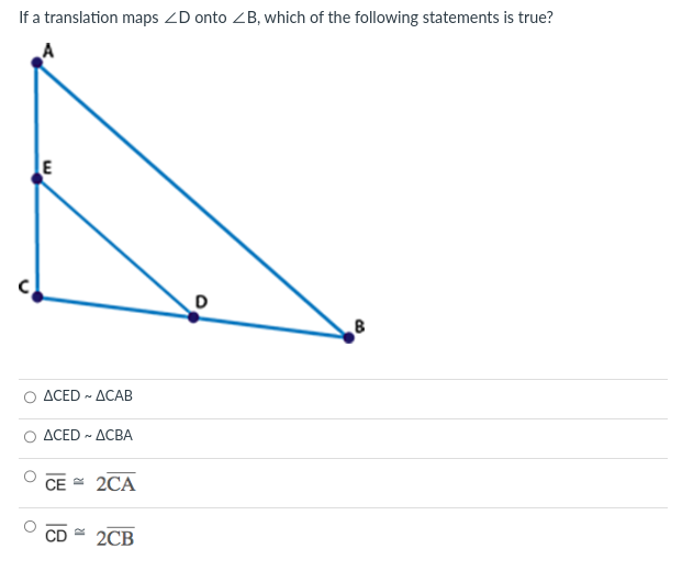 mcPQR = 180 Additive Property of Equality Which statement will accurately correct
