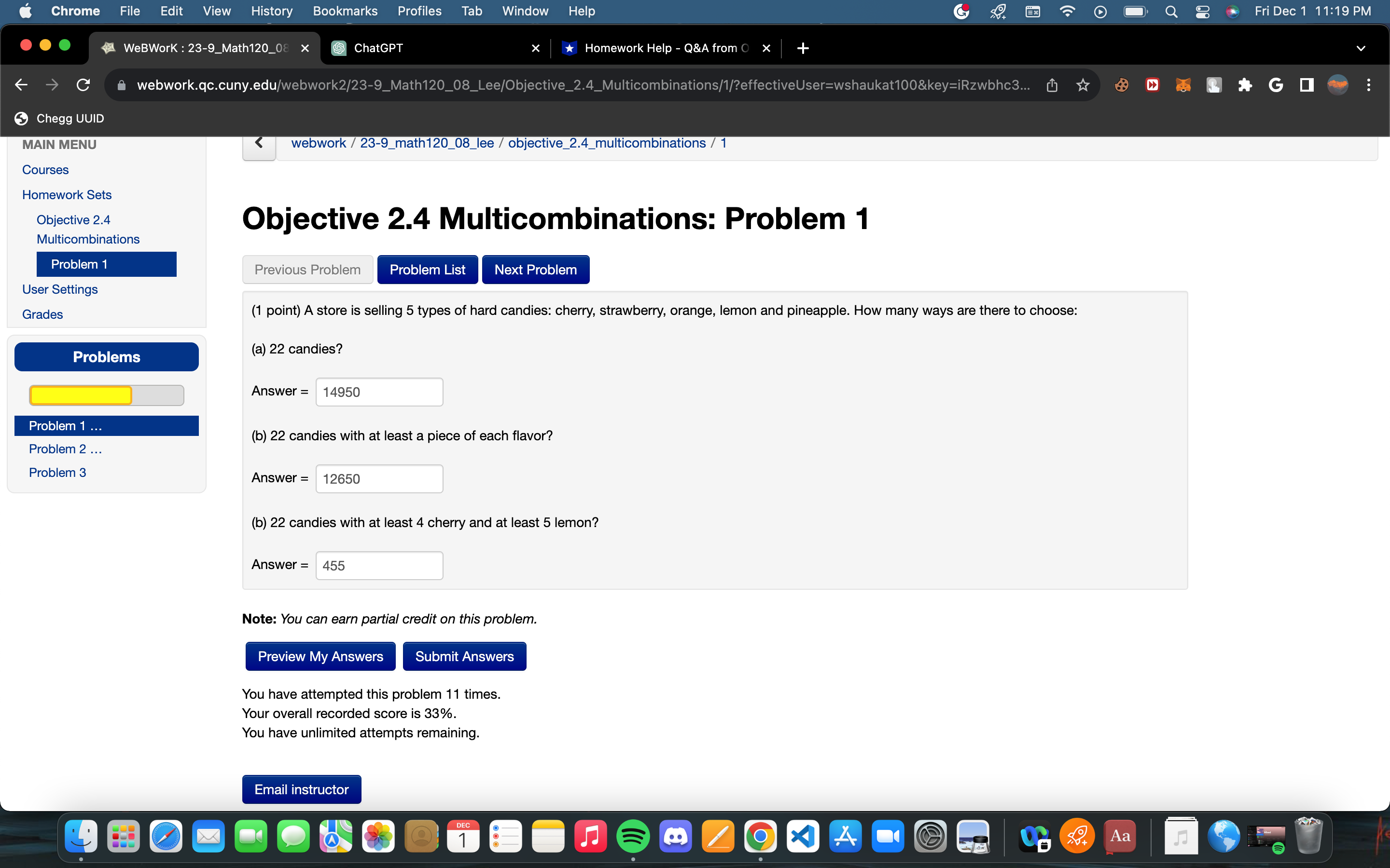 ... n(A' n B') = Problem 11 Problem 12 v Problem 13