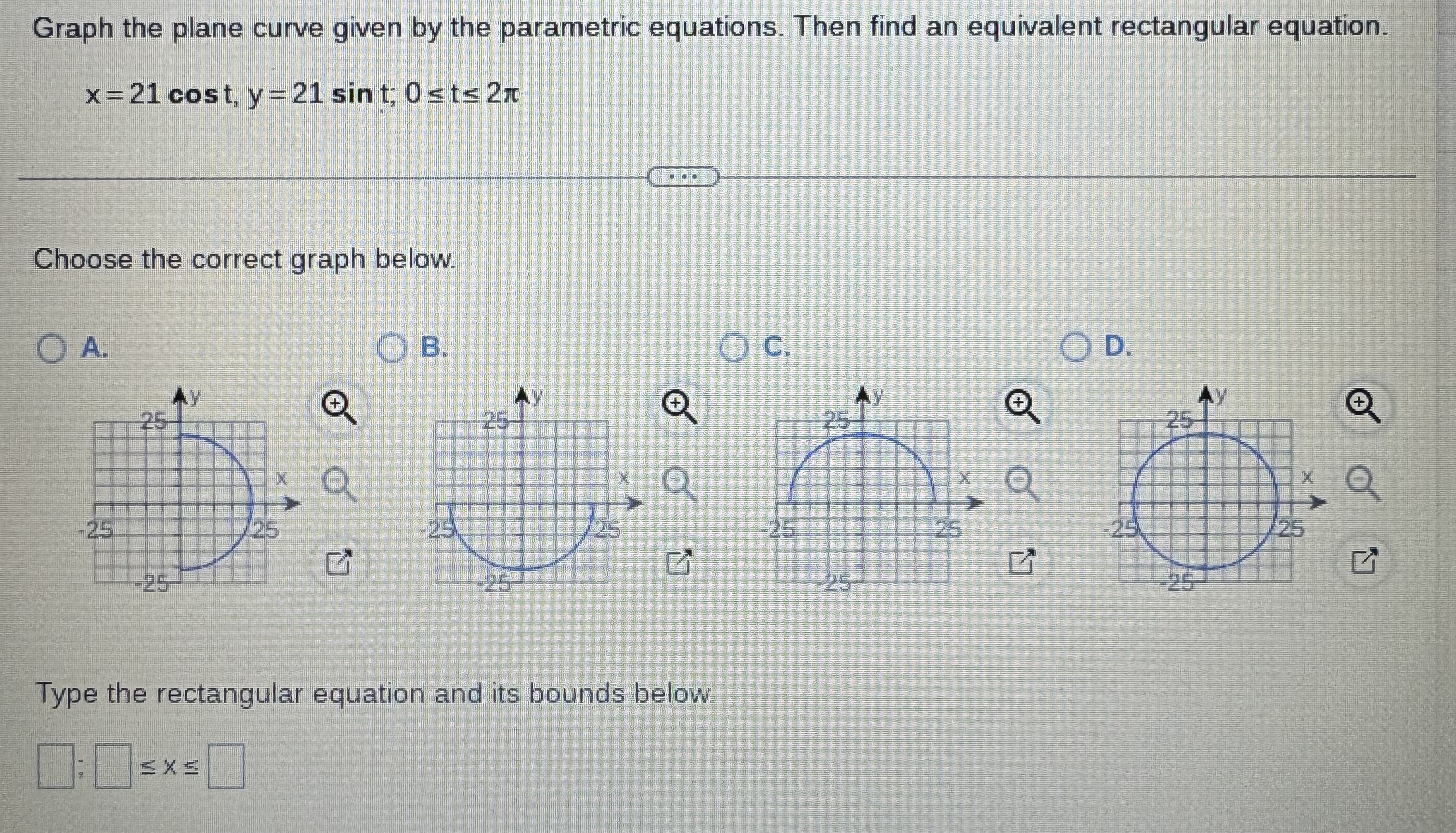 G1= m The measurements for the solution with the larger angle B