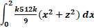 - yz)4 ) dy Results in Iy = 512 k 9 3.