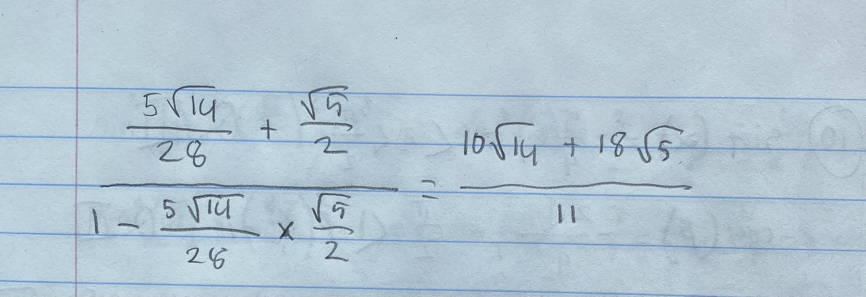 First question: please help me to simplify how the left side is