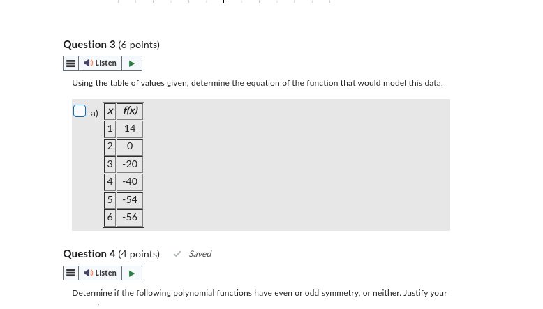 end in?) ii. What is the maximum and minimum number of x-intercepts