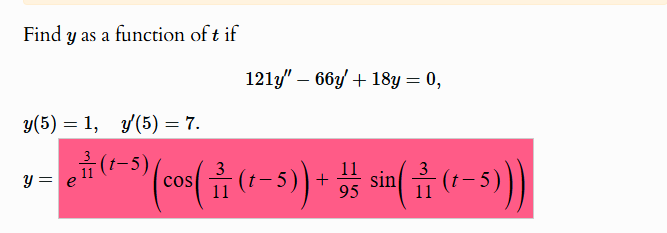 = 2. y = Here's a step-by-step solution guide. Step 1 It