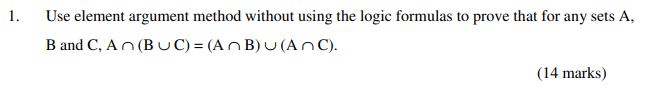  1. Use element argument method without using the logic formulas to