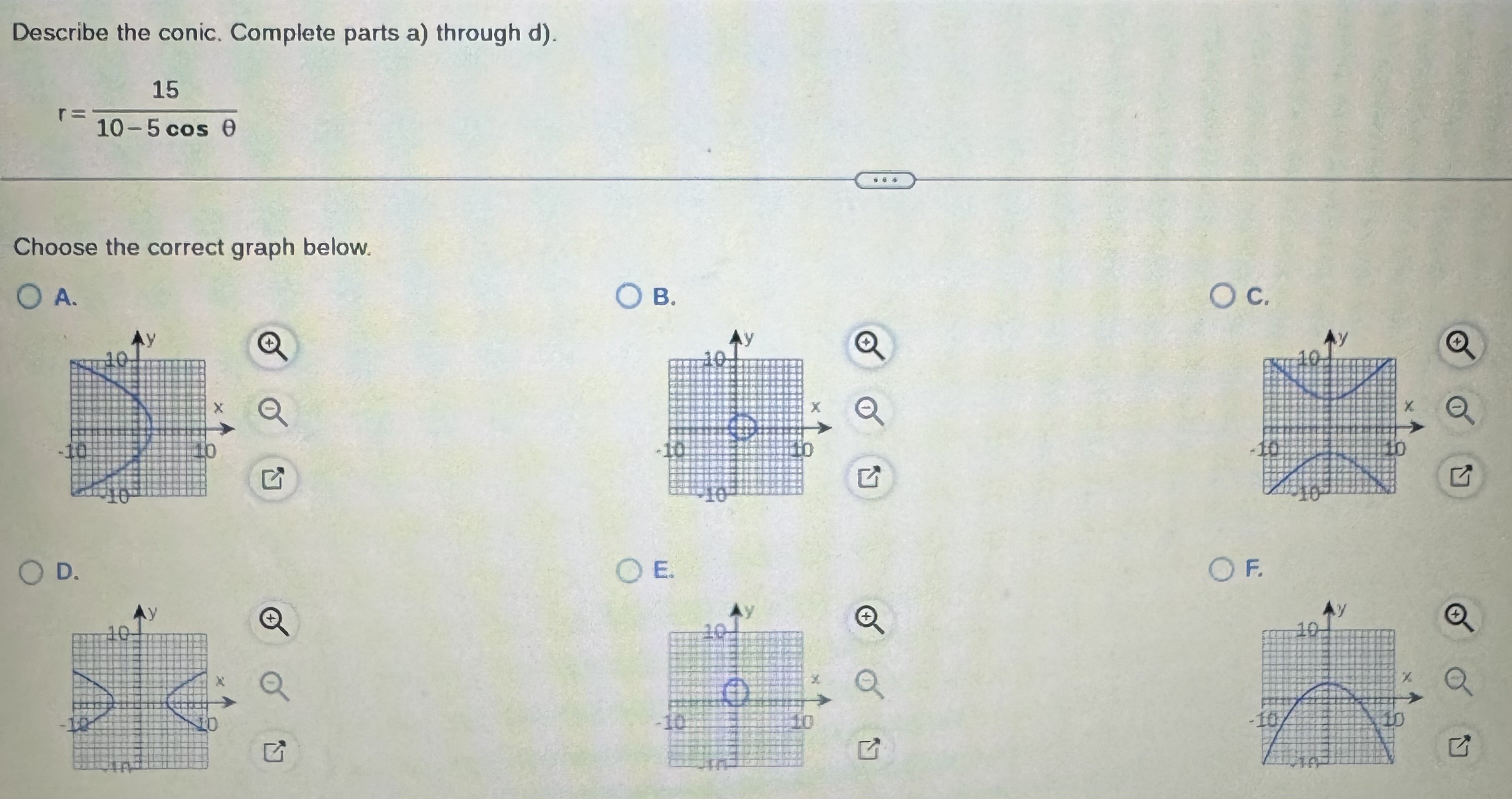 c-2.8 Find the measure of angle B. Select the correct choice below