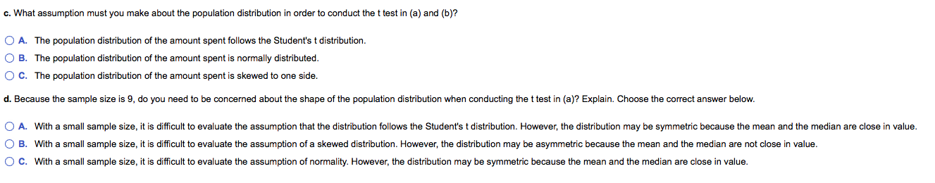 nine customers spent for lunch (in dollars) at a fast-food restaurant. Complete