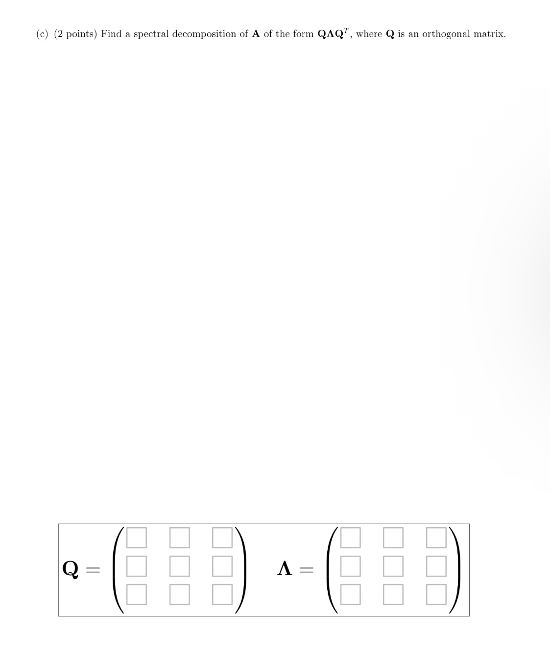 I} . 3 2 8 (a) (4 points) Find a basis 3;;