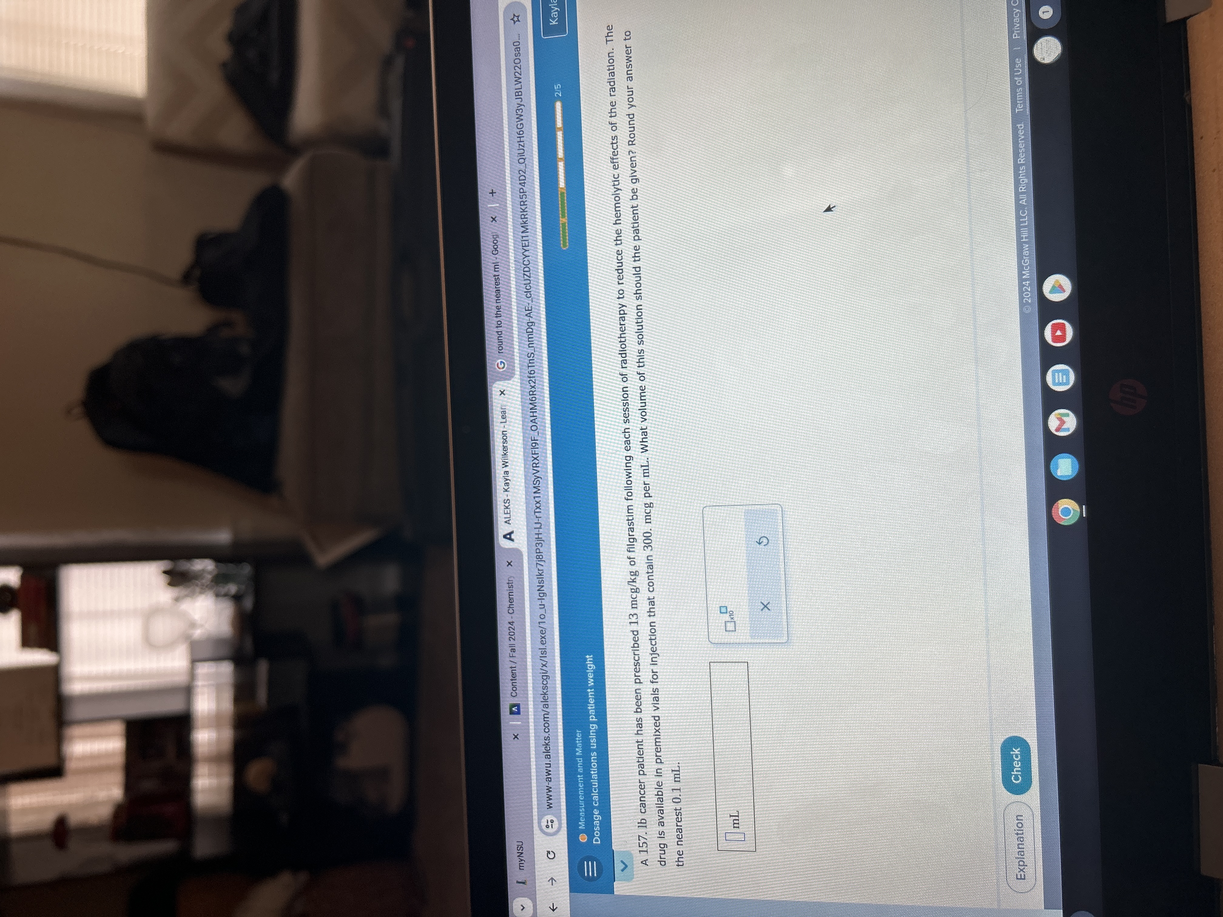 & myNSU x | A Content / Fall 2024 - Chemistry