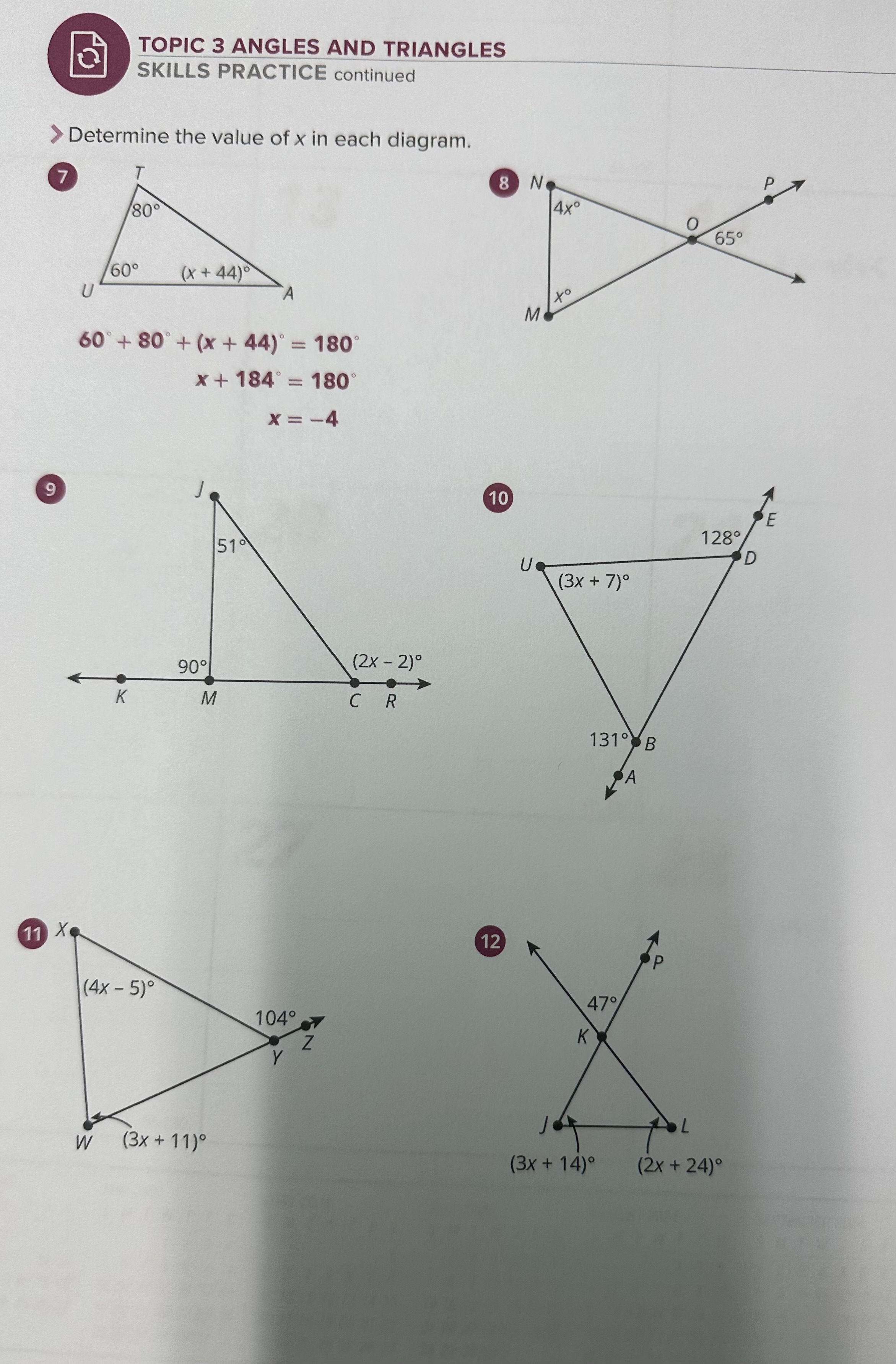 diagram. Points T and R e Consider the diagram. Points A and