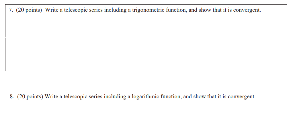Please help me with this and show all work 7. (20 points)