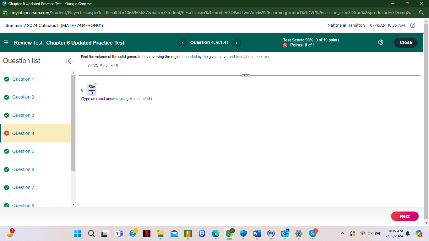  P Chapter 6 Updated Practice Test - Google Chrome X 20