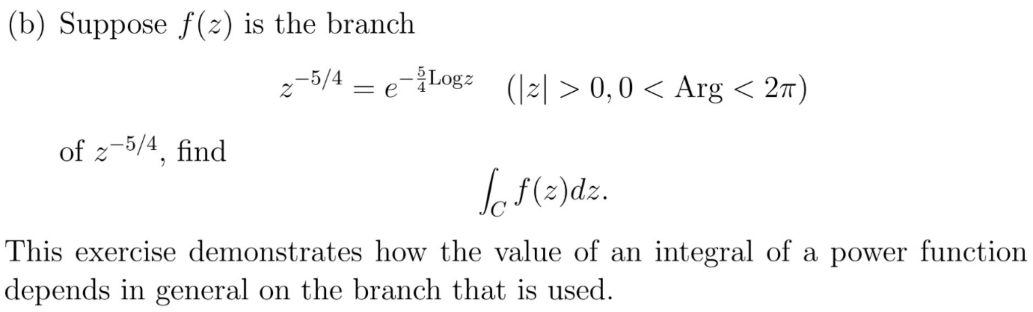 negative sense in the complex plane, and write 5433 g(z) = jamds.