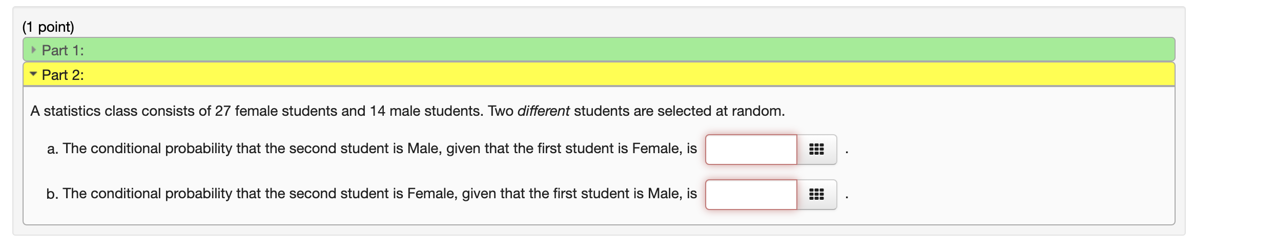 said to be 0 A. mutually exclusive. 0 B. the sample space.