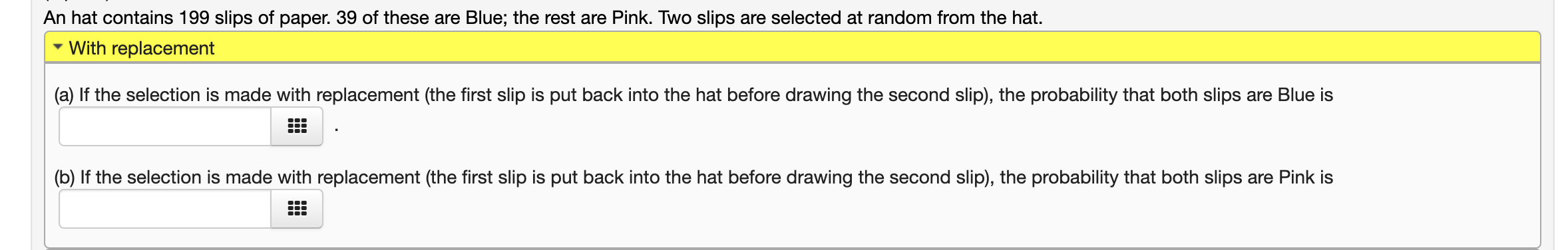 event A has occurred (on a particular observation) implies that a second
