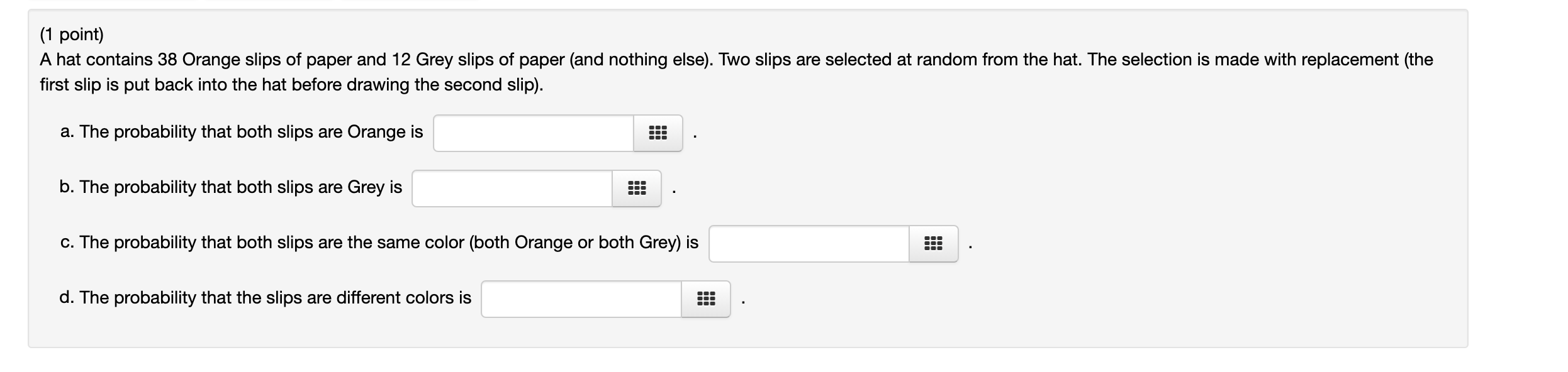 knowledge that an event A has occurred does not change the expected