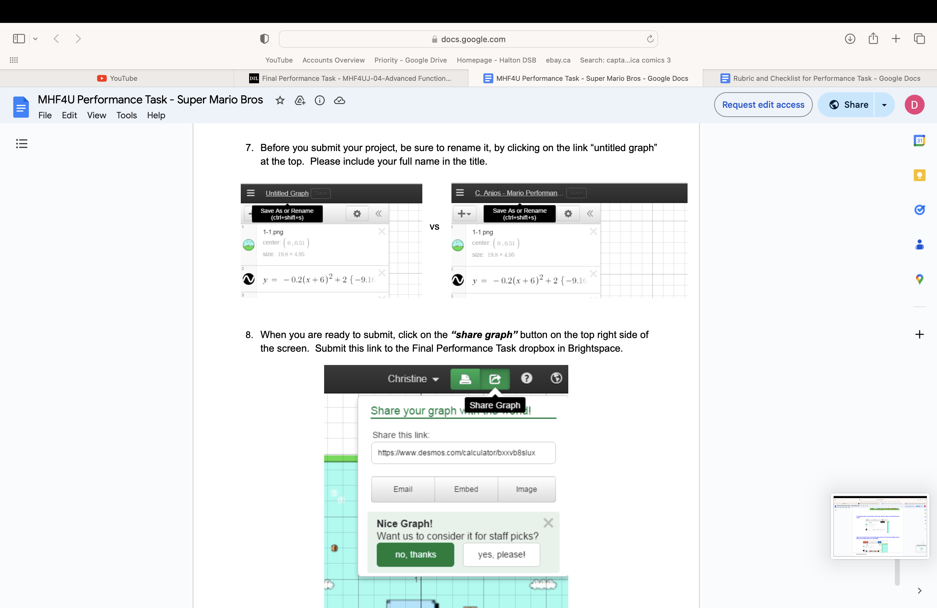 to help direct Mario through an entire level by creating functions on