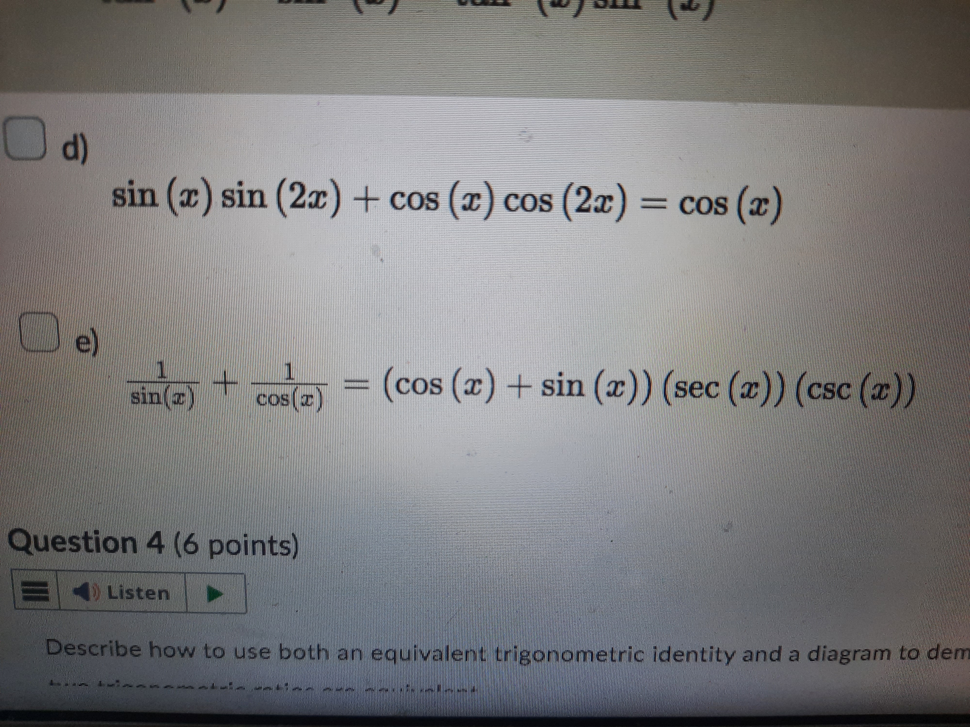 = 3 and sec (y) = 1, where 0