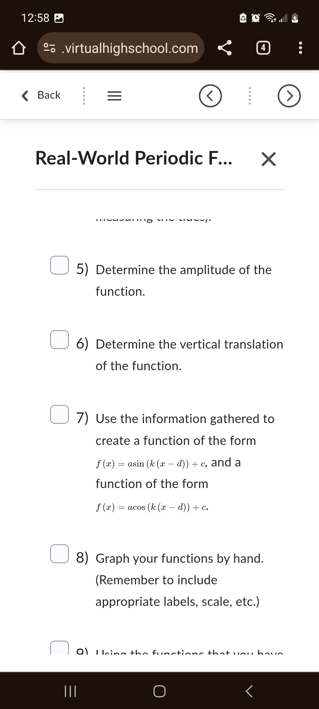 a series of photographs, a video or another appropriate method. (For example,
