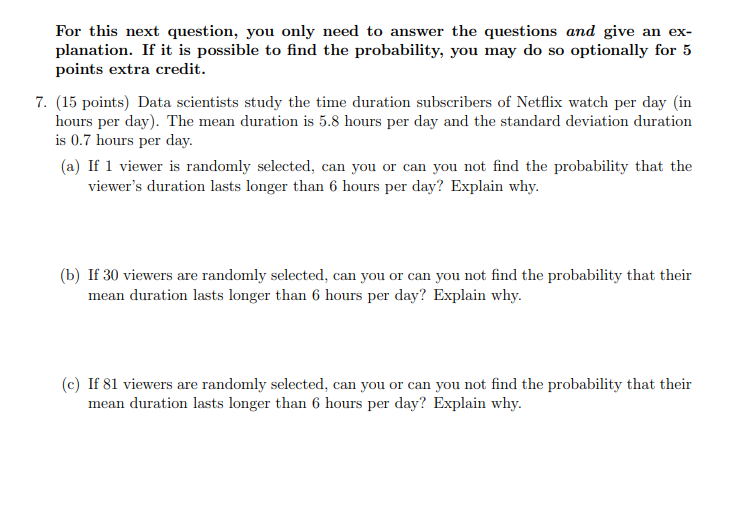 For this next question, you only need to answer the questions