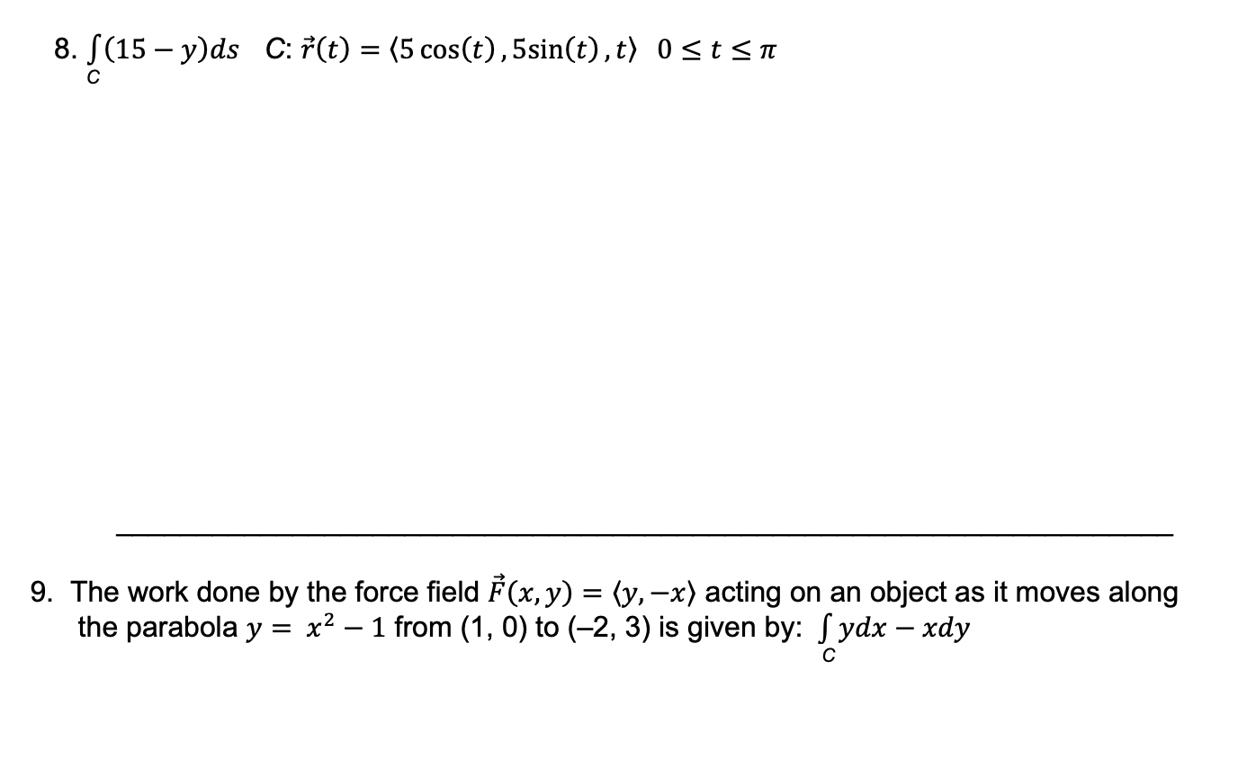 I have tried to solve these three problems a few times each