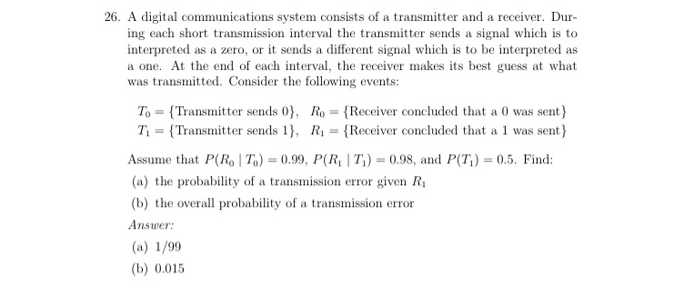 May I have detailed steps to this problem please? 2E. A digital