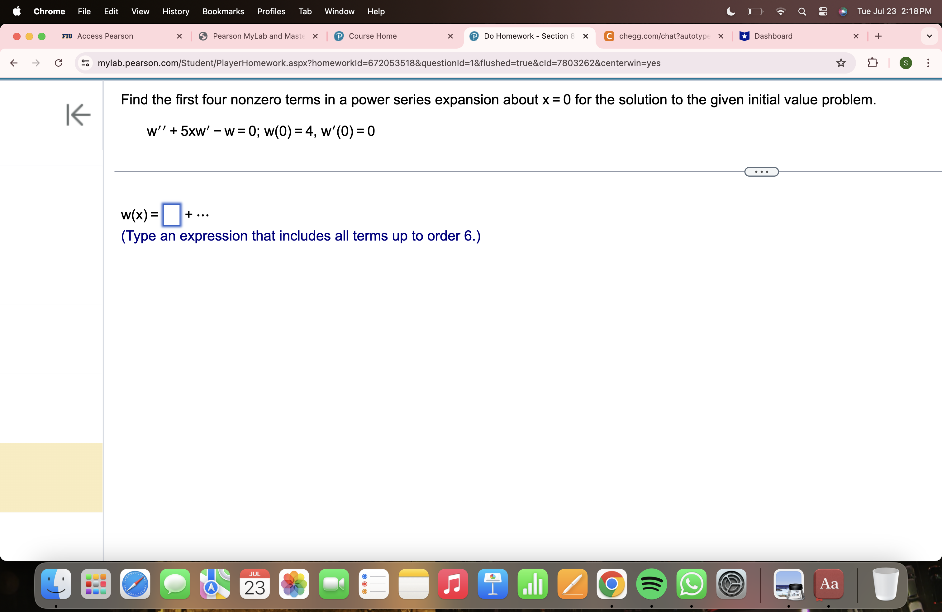and Maste X | Course Home x Do Homework - Section 8