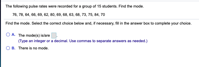 We mean is D {Round to the nearest tenth.) Find the median