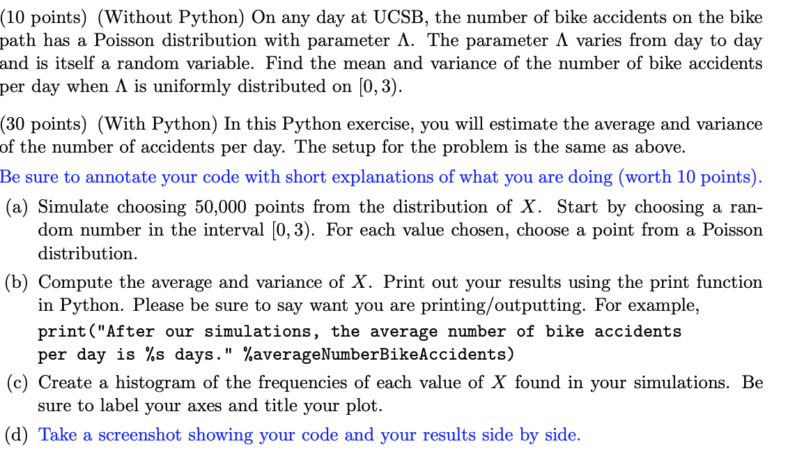 Very confused on how to do the python section. Any help would