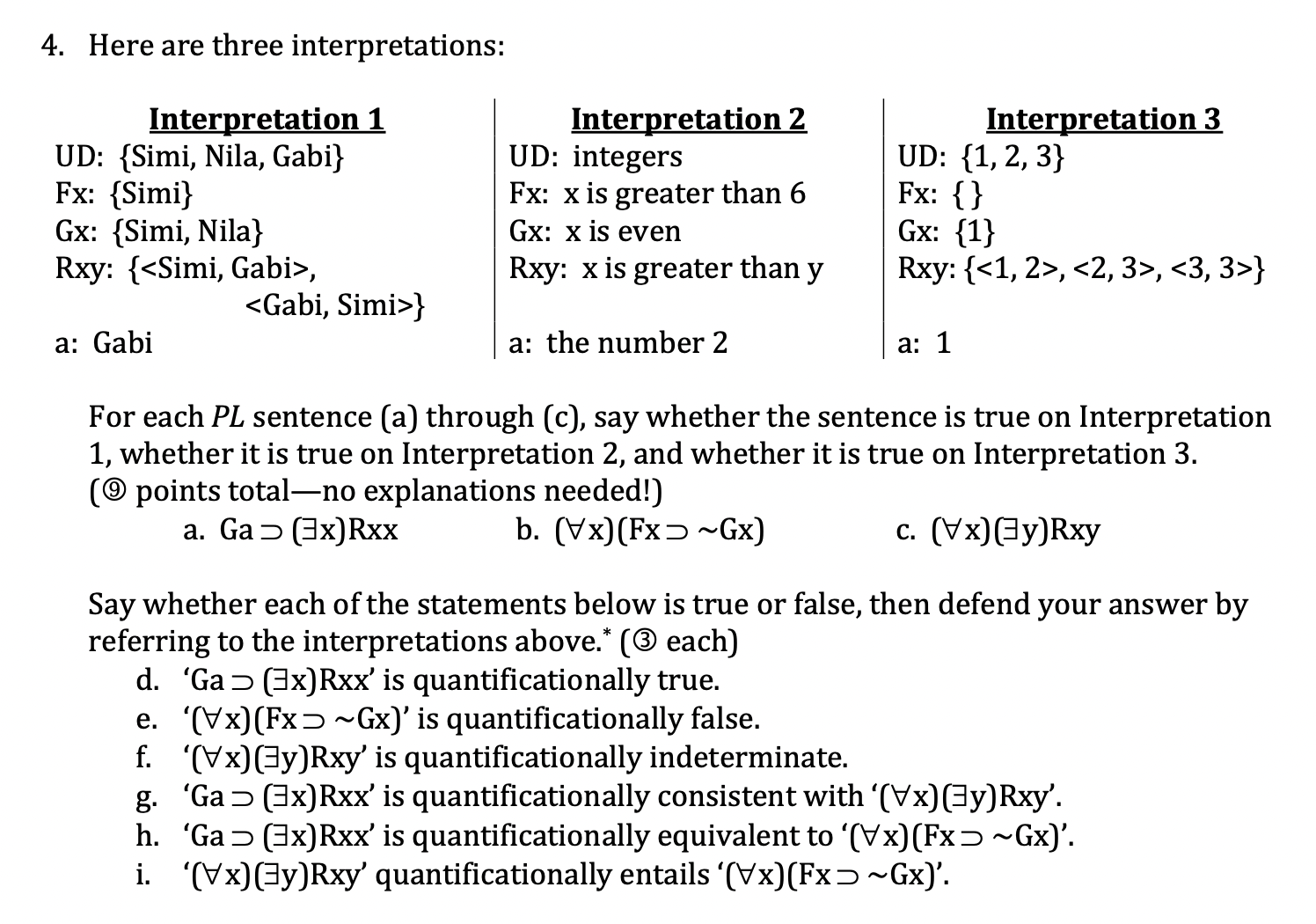  4. Here are three interpretations: Interpretation 1 Interpretation 2 Interpretation 3