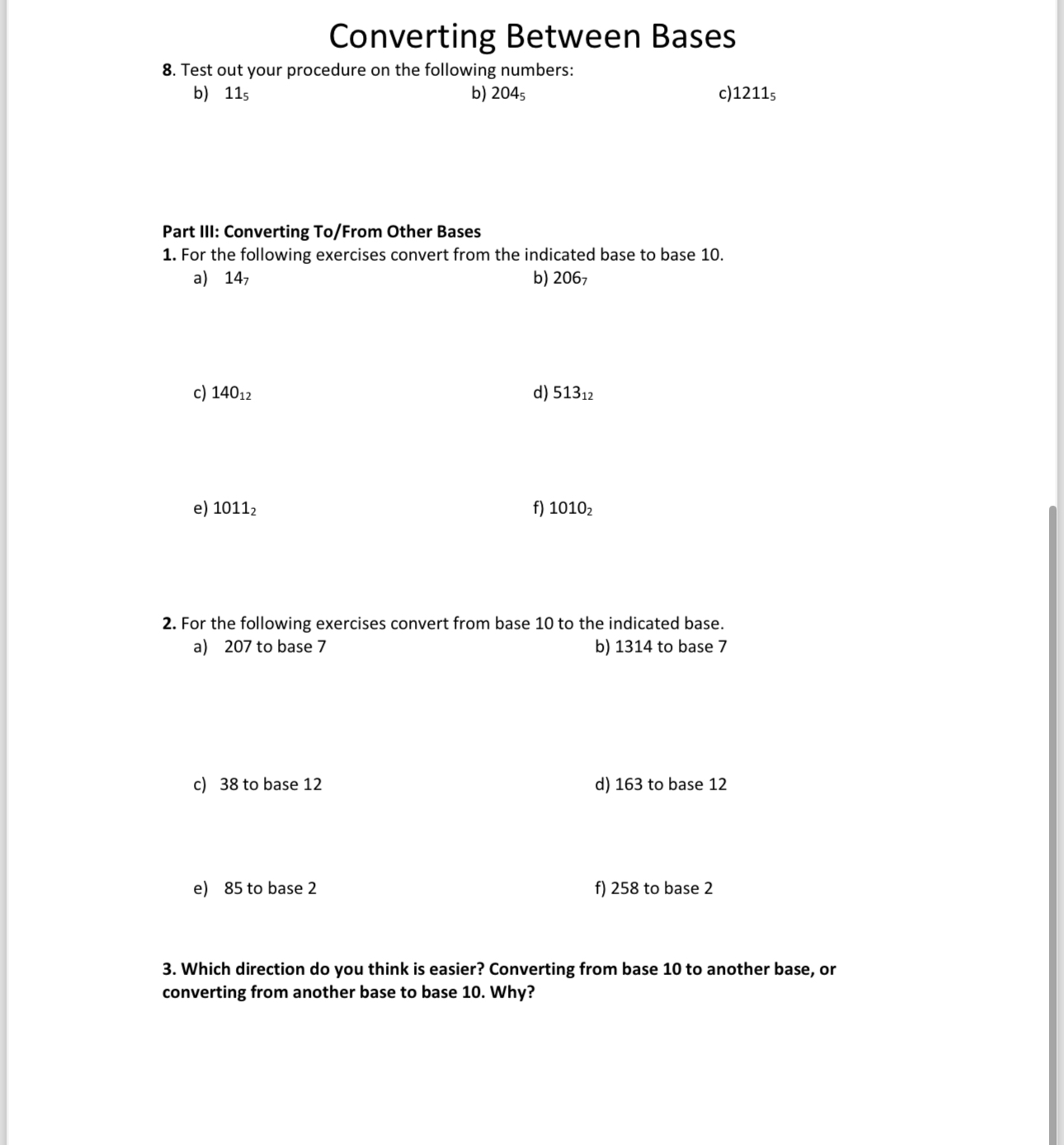 14 by drawing base 5 blocks. Part I: Game Time! Bizz Buzz