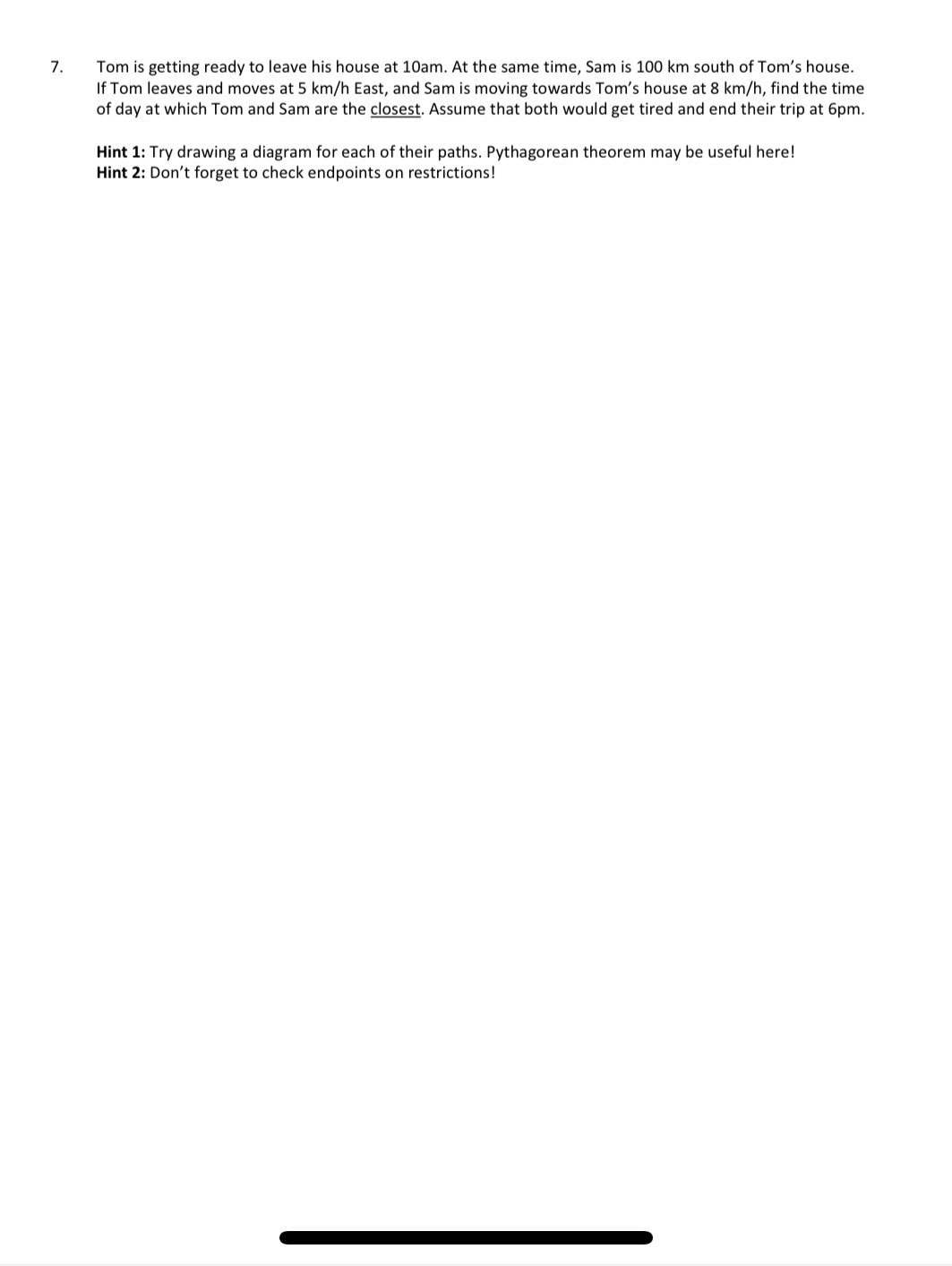 as possible. Show all work! Refer to rubric for marking scheme. 1.