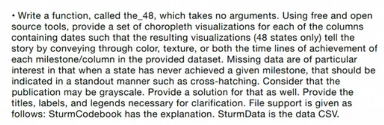  * Write a function, called the_48, which takes no arguments. Using