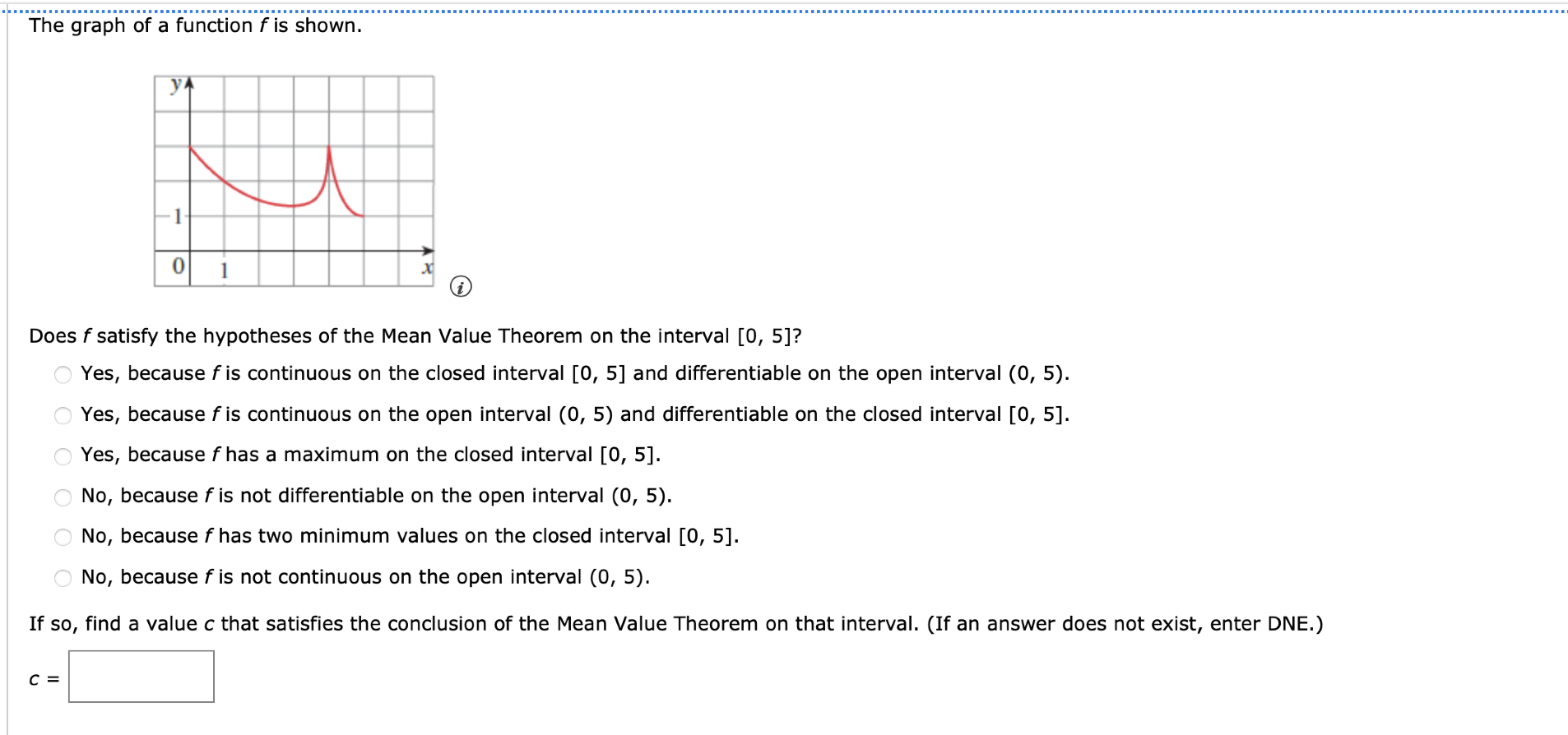 interval. If f'(x) ? * 0 on an interval, then f is