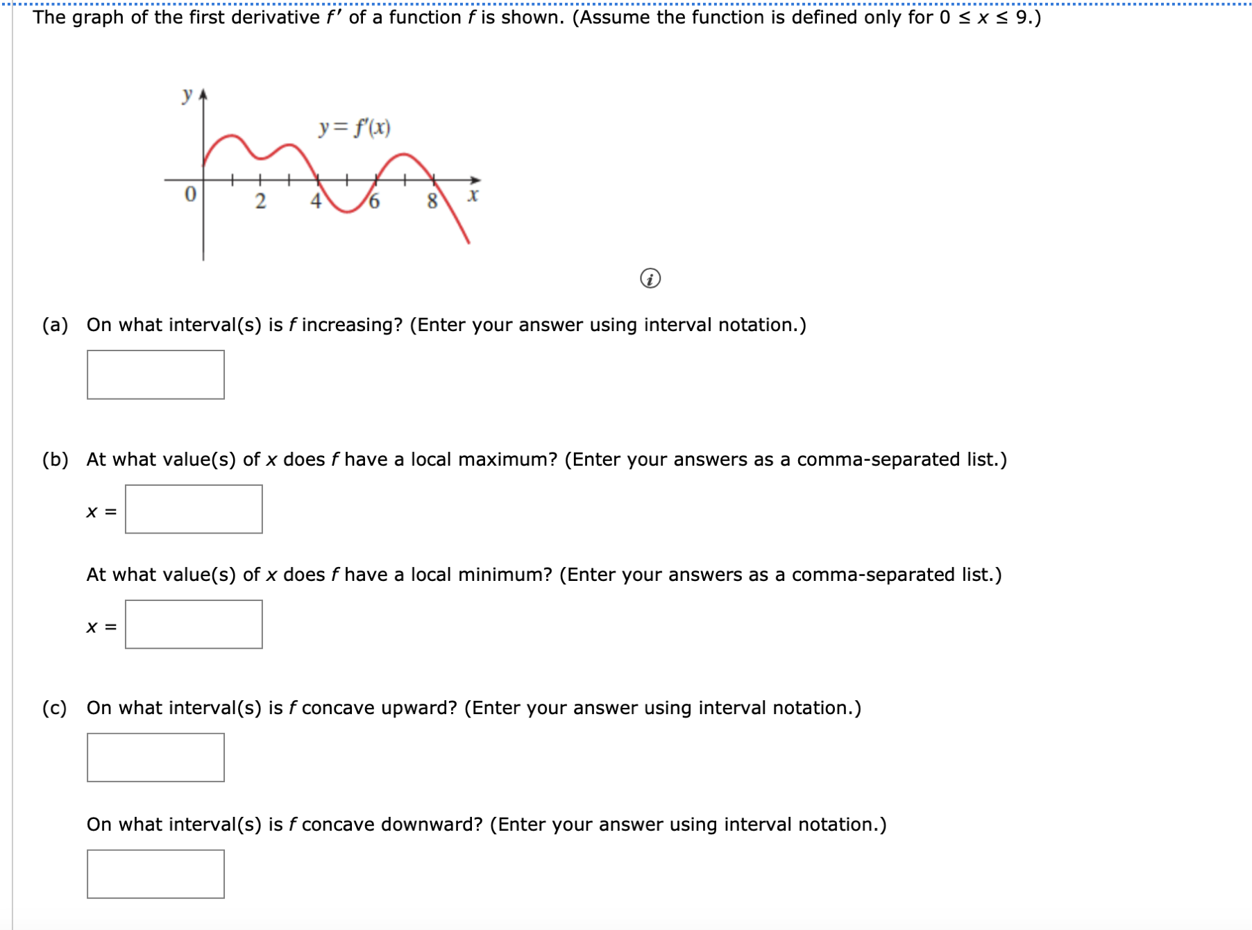 decreasing on that interval. (b) How do you determine where the graph