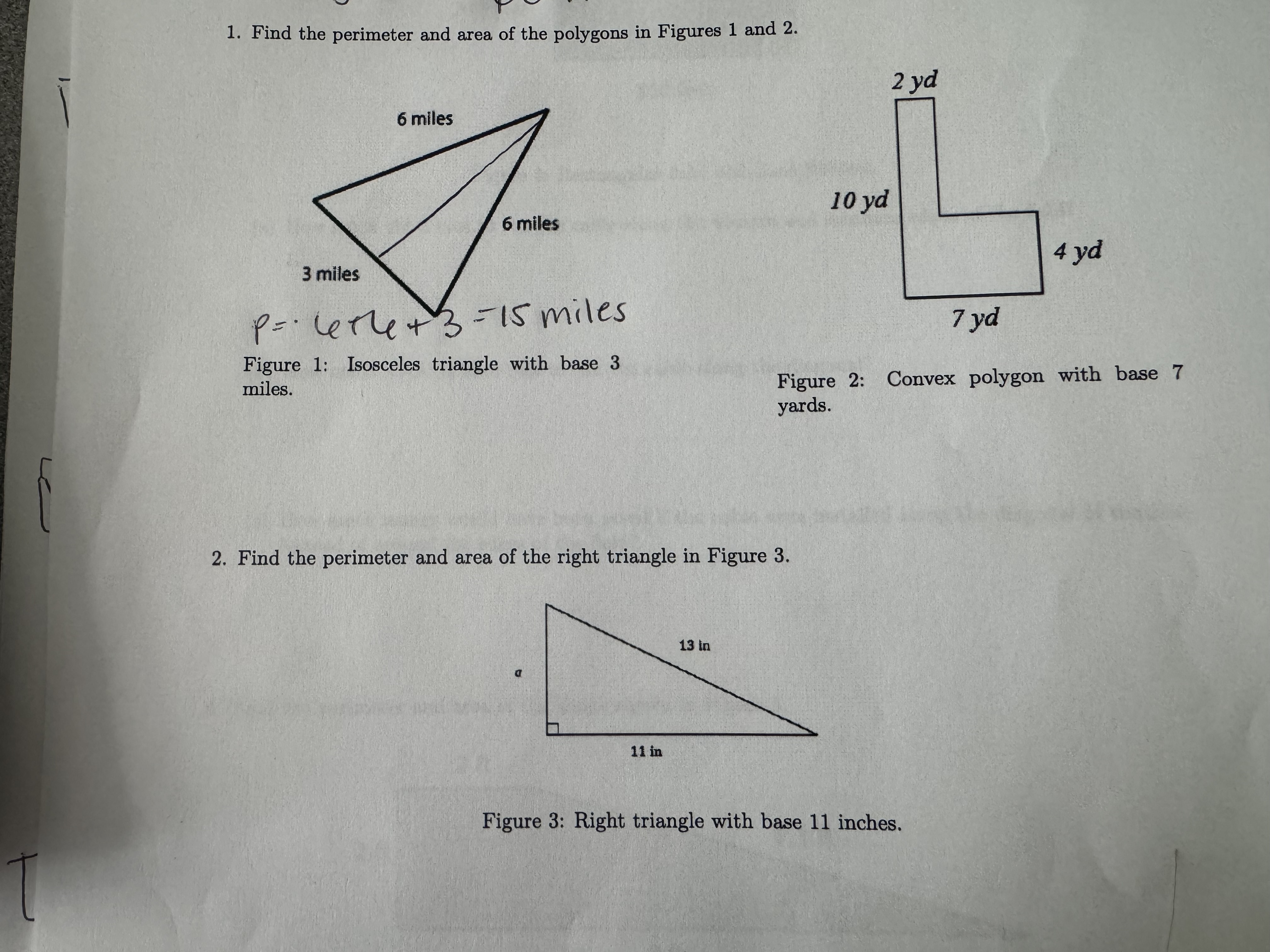 Need help figuring out these three problems. I have the formulas, however