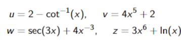 \f\fd) (3 points) In Part b) you found formulas for &',