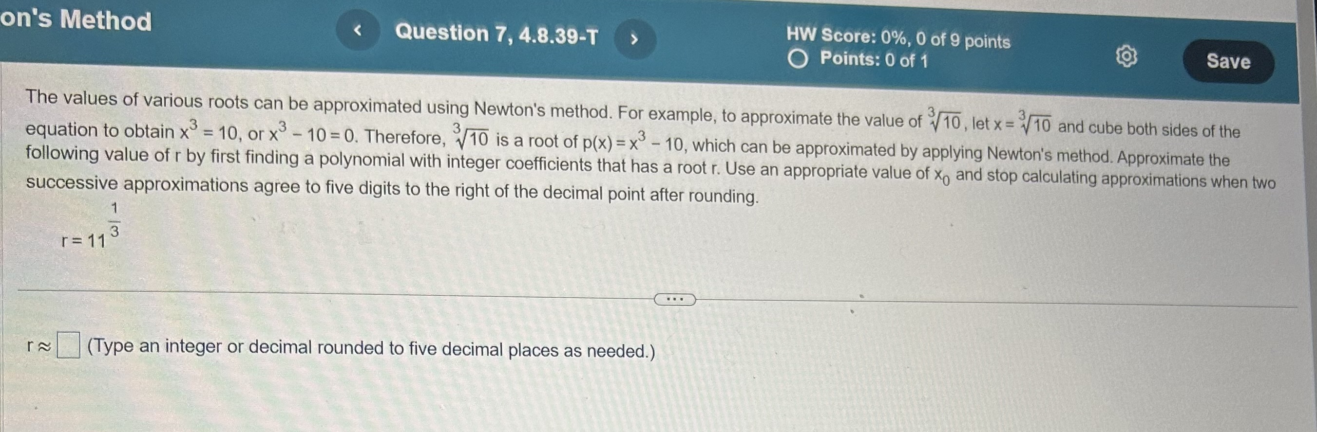 4 sin x + 2x - 3, Xo = 1.5 Complete the