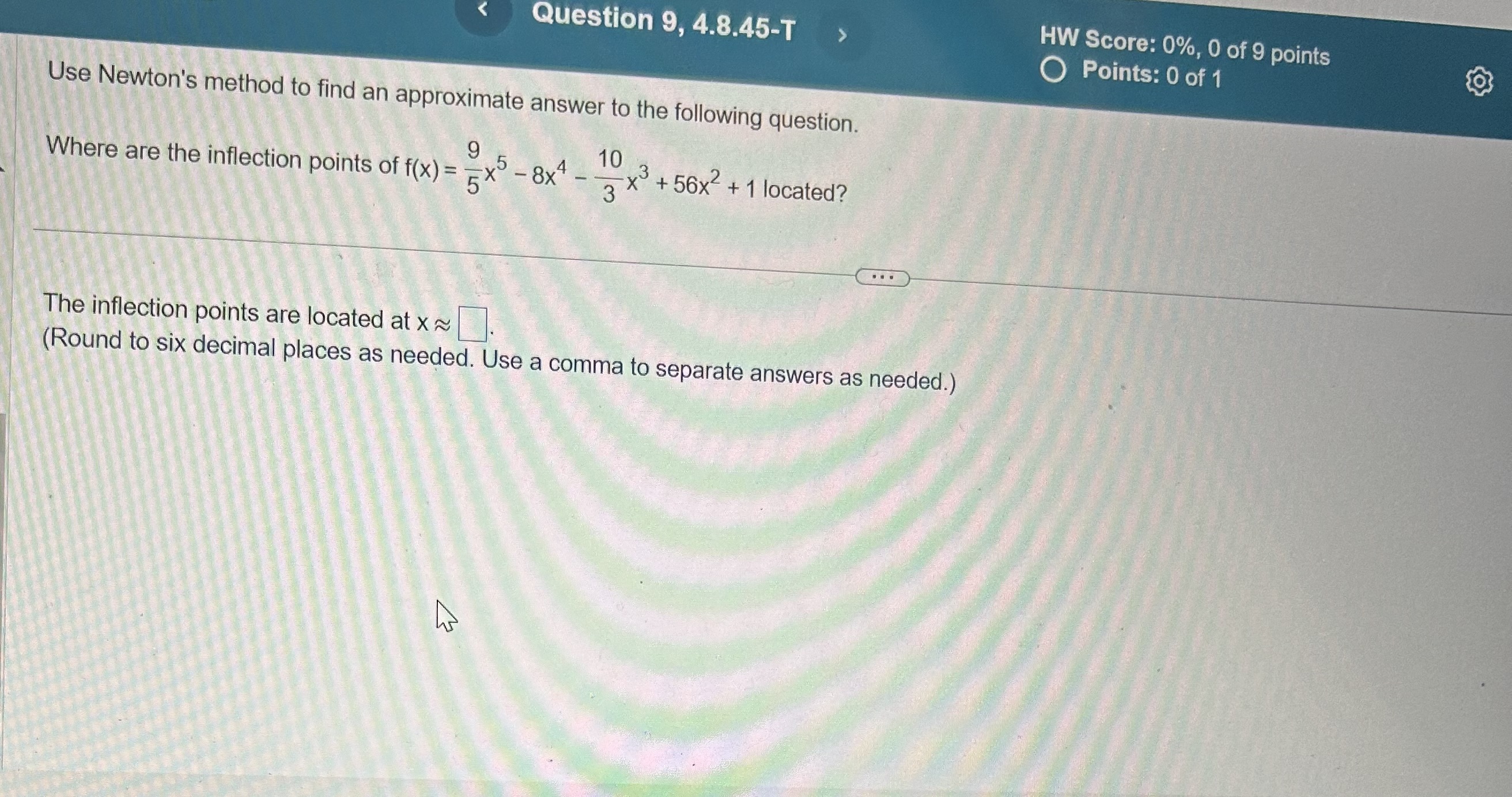 decimal places as needed.) k XK k XK 1 6 2 7