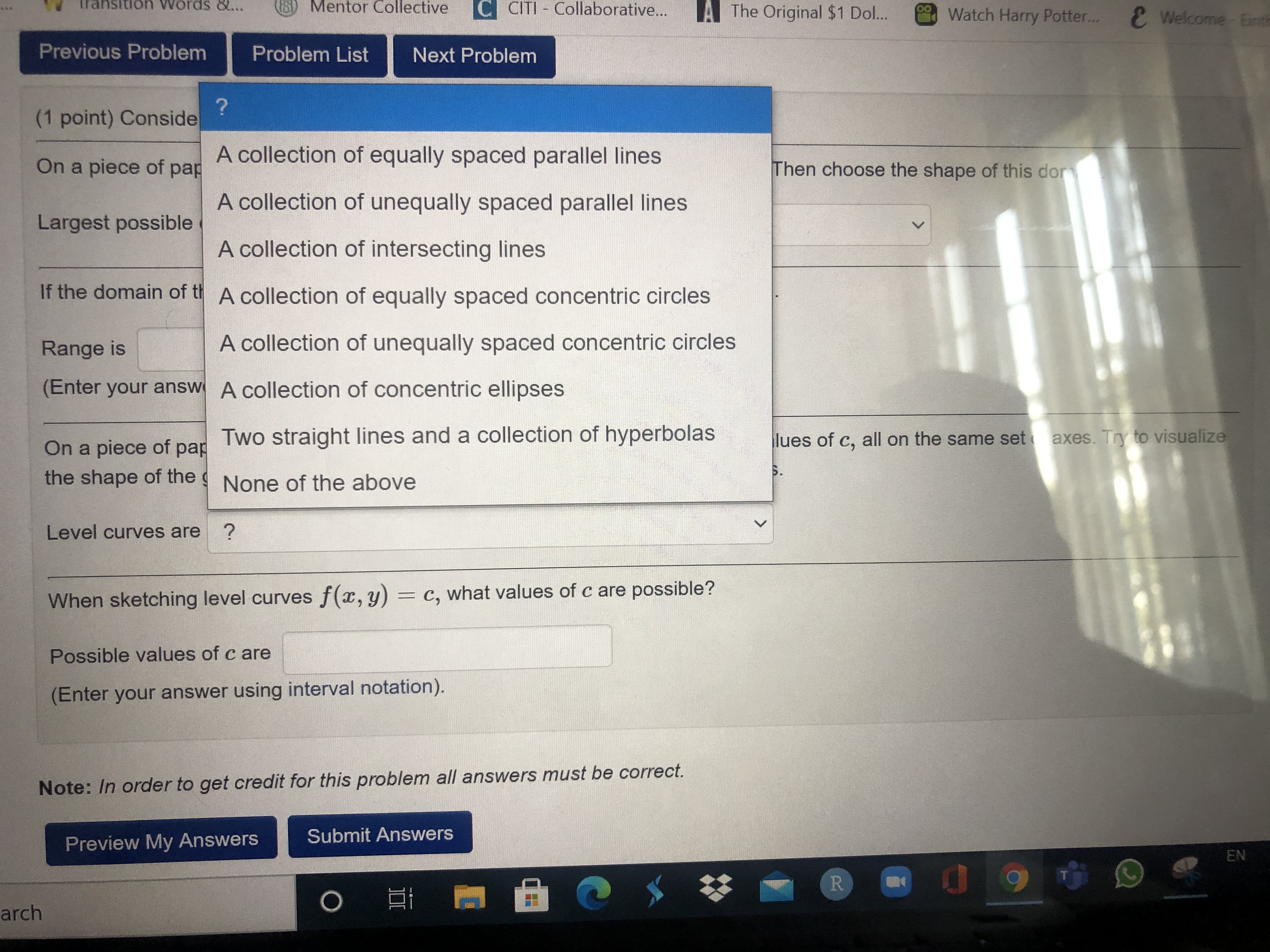 paper, find and sketch the largest possible domain of the function. Then
