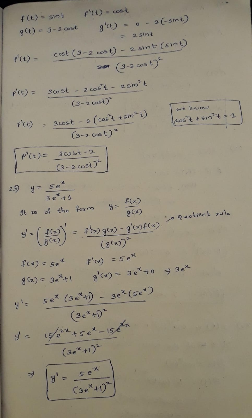 4-w2tan(w) 21. y = 5sin(x)cos(x) + 4csc(x) 22. P(t) = sin(t) 3-2cos(t)