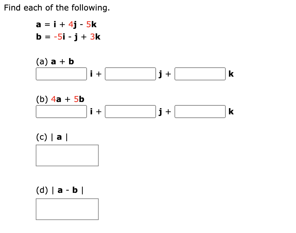 NEED help understanding this \f\fUse the given vectors to answer the following