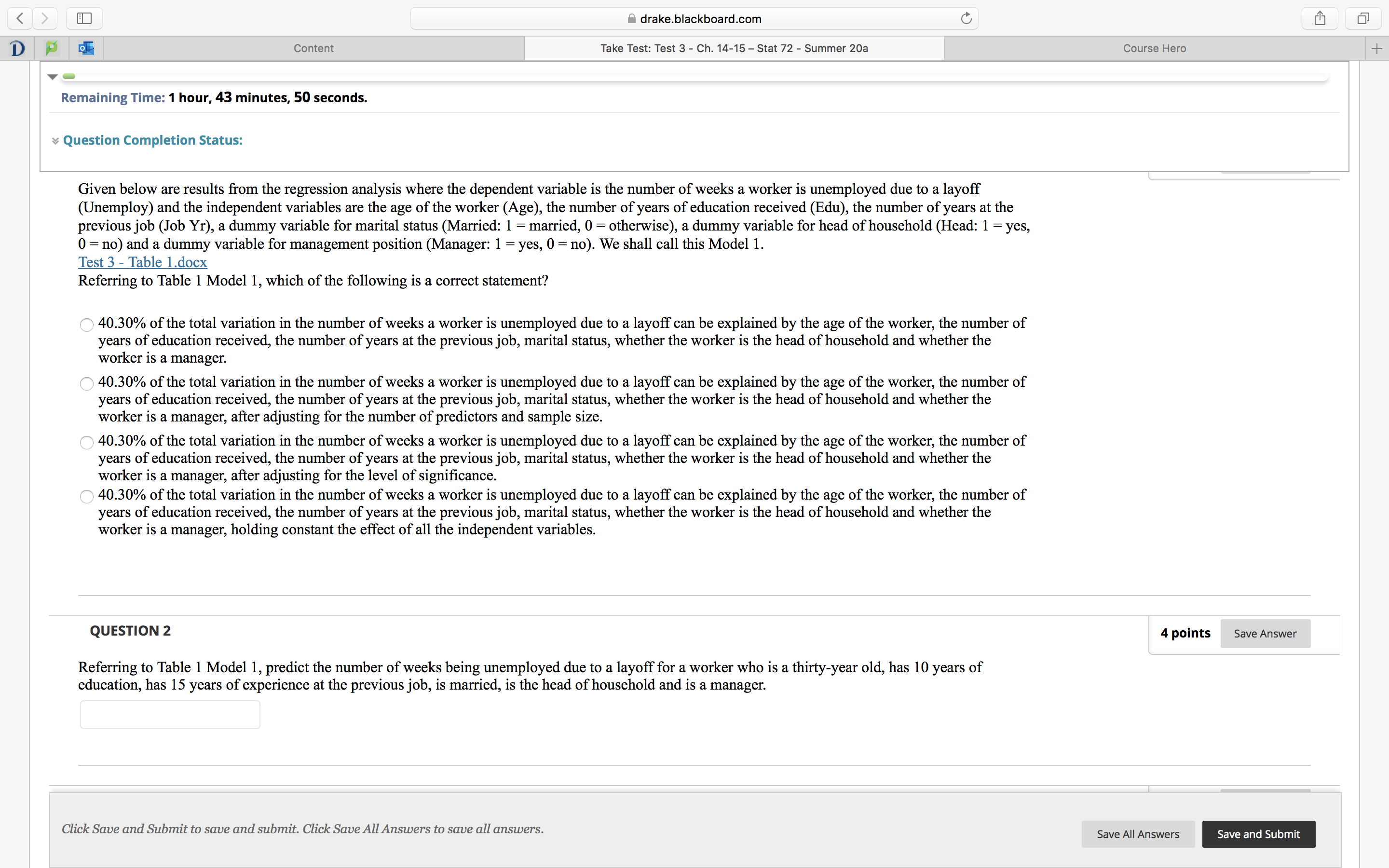 Please help me understand these steps and their answers > H drakeblackboardcom