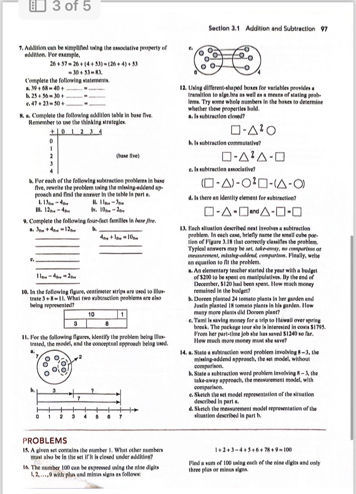 5 ole Numbers: Operations and Properties example 3.1 Use the definition of