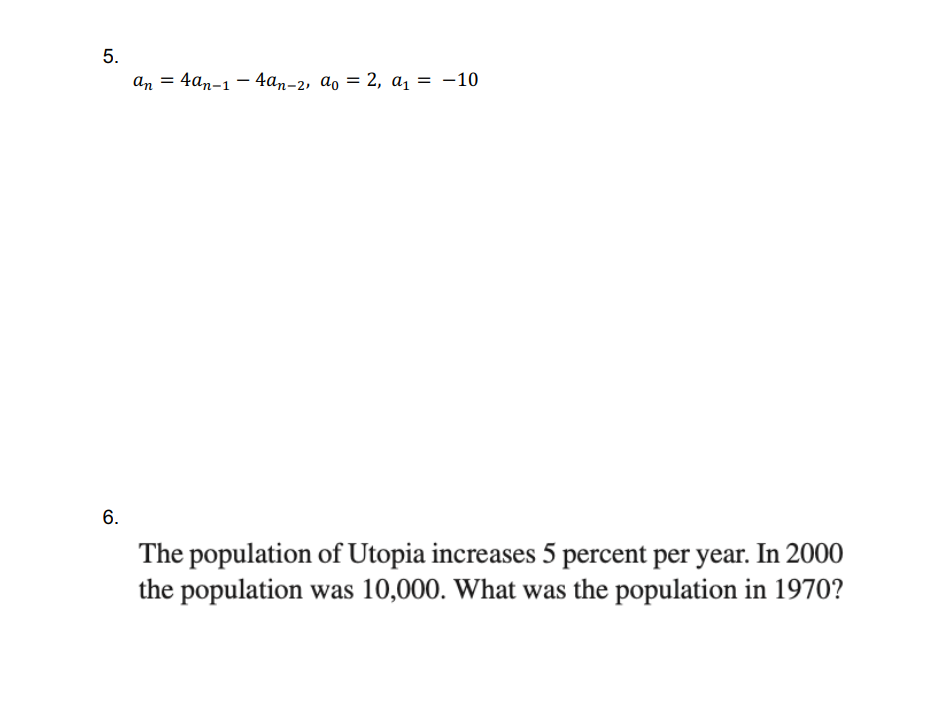 population of Utopia increases 5 percent per year. In 2000 the population