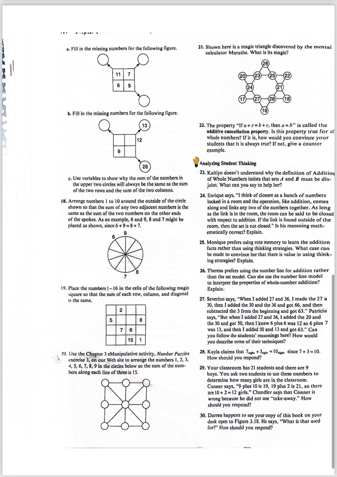 and B = (e, f, g, h, i). Then n(A) = 4