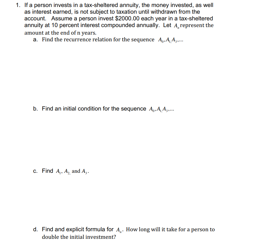 version of the binary search algorithm.. If a person invests in a